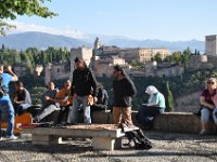 Nikon_20131029_161344 The Alhambra from Mirador San Nicolas with local minstrels