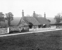Workers cottage In the grounds of Sedgeford Hall Original caption: Workers cottage
