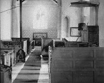 Interior of Fring church Original caption: Church interior 2