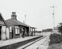 Sedgeford station Original caption: Sedgeford station