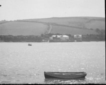 View across Salcombe Harbour to Ferry House Original caption: View of coastline