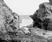 Splat Cove Original caption: Inlet through rocks