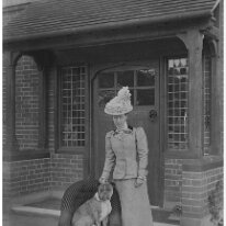 Gertie with Jack Original caption: Gertie with Jack