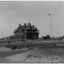 Brancaster club house Original caption: Brancaster club house