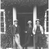 Mr. Ogle, Mr. Palmer & Gilbert Sedgeford Hall Original caption: Mr. Ogle, Mr. Palmer and Gilbert