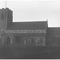 St Peter's church, Wolferton Original caption: A church