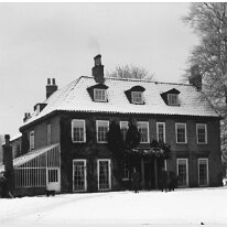 Sedgeford Hall 1895 in snow and frost Original caption: Sedgeford Hall 1895 in snow and frost
