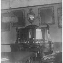 Interior with sideboard Original caption: Interior with sideboard