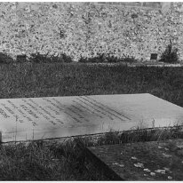Hamilton's grave, Sedgeford church Original caption: Hamilton's grave . Sedgeford