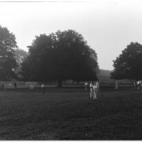 Sedgeford cricket match 1895 Original caption: Sedgeford cricket match 1895