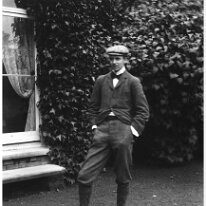 A young man Sedgeford Hall Original caption: A young man