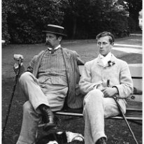 Mr, Hunt. Donald and Jack Original caption: Mr, Hunt. Reggie and Jack