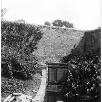 Our sluice Sedgeford Hall Original caption: Our sluice