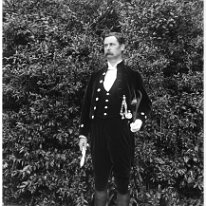 Father in court dress Original caption: Father in court dress