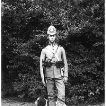 Donald in uniform Original caption: Donald in uniform
