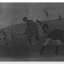 Postcard of golf cartoon Original caption: Postcard of golf cartoon