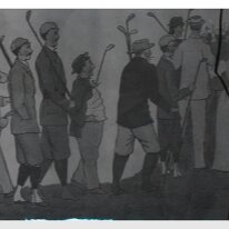 Golf cartoon Original caption: Golf cartoon