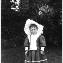 A young boy Original caption: A young girl