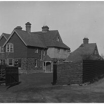 Dormy House Brancaster Original caption: Dormy House front door