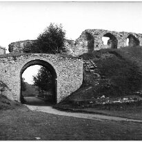 Castle Rising archway Original caption: Castle Rising archway