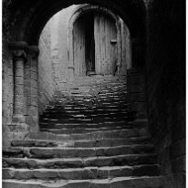 Castle Rising steps Original caption: Castle Rising steps