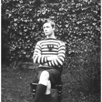 Reggie in football things Original caption: Reggie in football things
