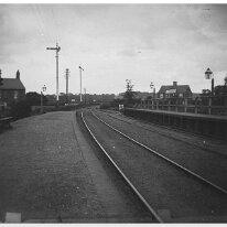Snettisham station Original caption: Snettisham station