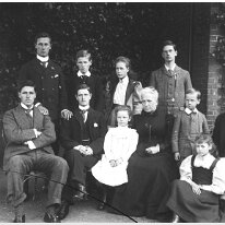 Complete family excluding Ernest Original caption: Complete family (ex Ernest)