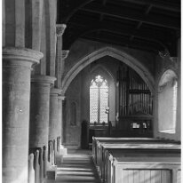 St. Marys church hurch interior St. Mary's, Sedgeford Original caption: Church interior 2