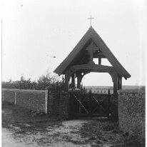Sedgeford cemetery lych gate Sedgeford cemetery lych gate Original caption: Lych gate