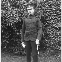 Reggie in uniform Original caption: Reggie in uniform (1)