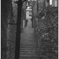 Ferry Steps, Salcombe Original caption: A scene