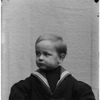 Frank in a sailor suit Original caption: Frank in a sailor suit
