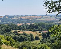 View from the lunch stop on the drover's road up from Oldstead