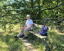 Lunch stop on the drover's road