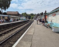 At Grosmont station