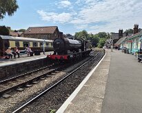 At Grosmont station