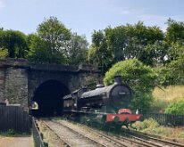 The North York Moors Railway runs steam trains between Grosmont and Pickering