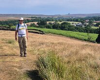 Above Darnholm with RAF Fylingdales on the horizon