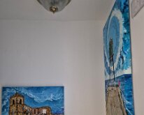 Paintings on the stairwell