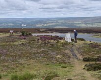 Trig point at Danby Beacon