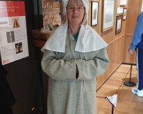 In the visitor centre at Whitby Abbey