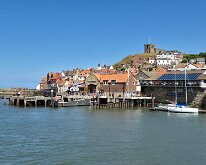 Whitby with St. Mary's church
