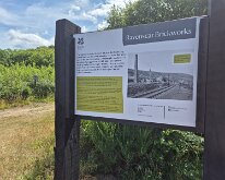 ... at the Ravenscar Brickworks