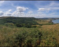 Panorama from just below Ravenscar