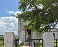Entry to Le Touret cemetery