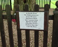 Peom by F.C. Cornell at the last tree