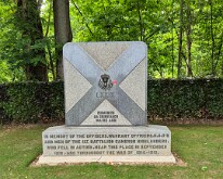 Memorial to the 1st Battalion Cameron Highlanders, High Wood