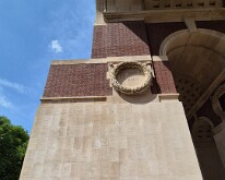 Panel on the Thiepval memorial containing the Yorkshire Regiment (including 2/Lt. E.O. Hart) Edgar Oswald Hart was a great-uncle of a friend in Timsbury