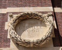 Wreath commemorting the Battle of Delville Wood